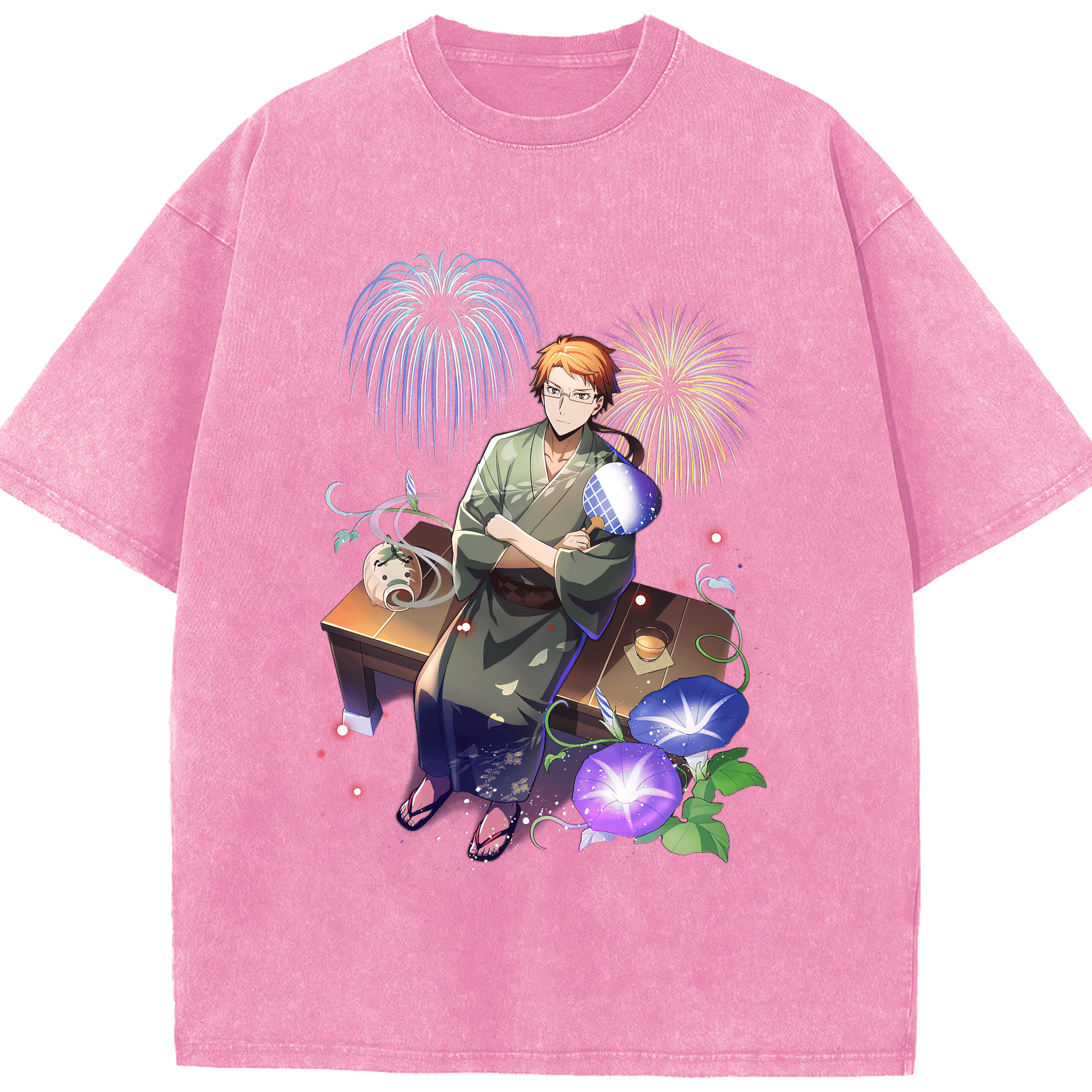 （画像用） 文豪ストレイドッグス Bungo Stray Dogs 綿100% ヴィンテージ風 半袖Tシャツ（フロントプリント）